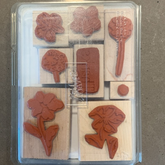 Qty 16 Stampin Up Floral Craft Stamps - Picture 5 of 6